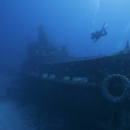 Wreck diver